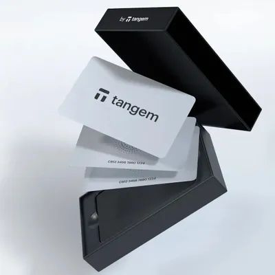 Аппаратный криптокошелек Tangem Wallet 2.0 White на 3 карты - холодный мультивалютный кошелек для криптовалют от Positronium