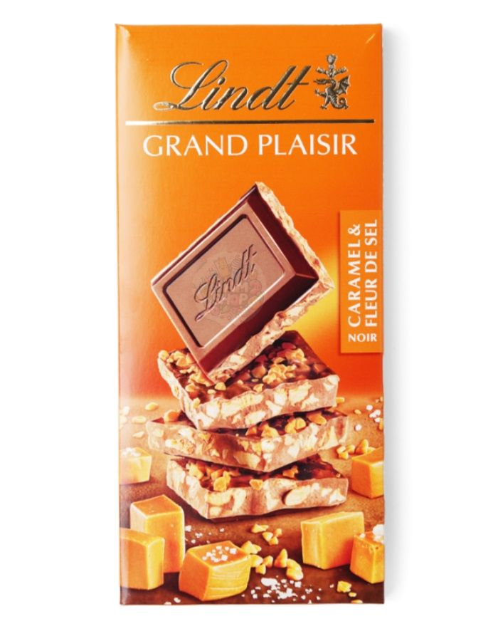 Шоколад темный Lindt Grand Plaisir соленая карамель 150 г, Швейцария