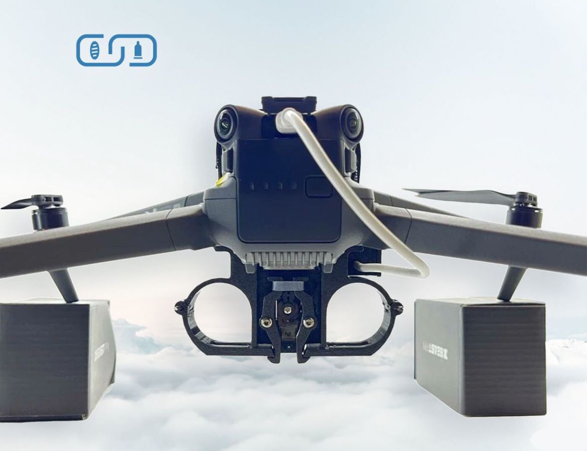 Система Сброса Груза Для Квадрокоптера DJI Mavic / FPV 10 Дюймов