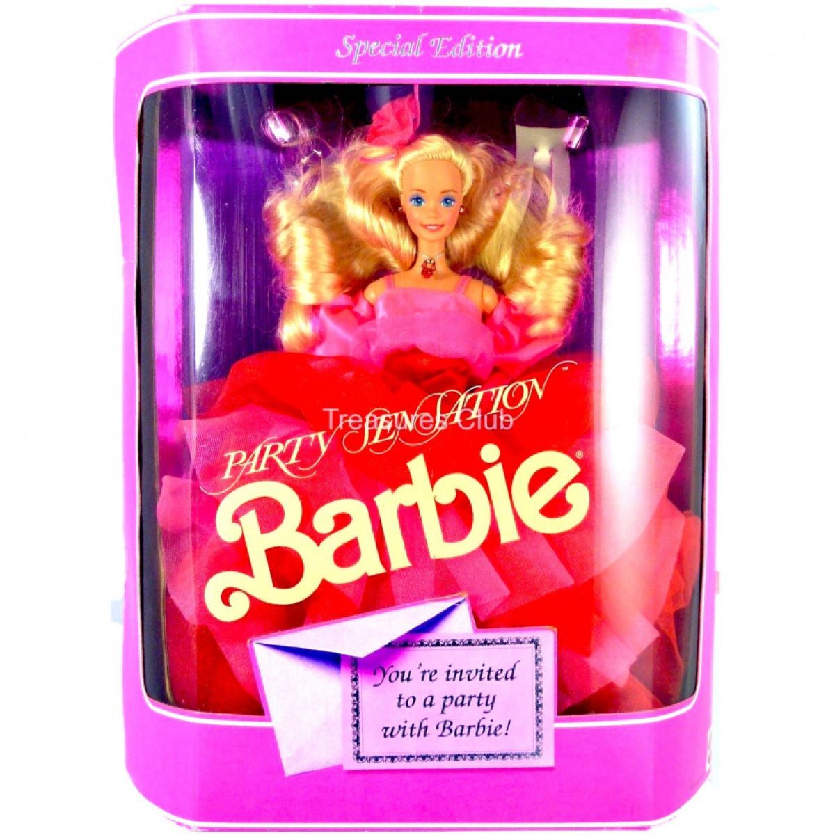 Кукла Барби коллекционная Party Sensation Barbie, специальный выпуск 1990