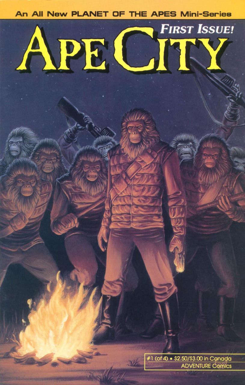 Ape City #1, 1990. Оригинальный комикс на английском языке.