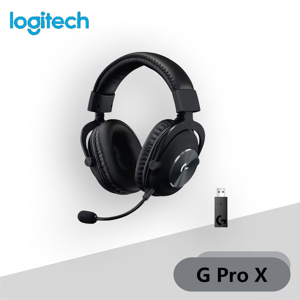 LogitechНаушникипроводныесмикрофоном,3.5мм,USB,черныйматовый