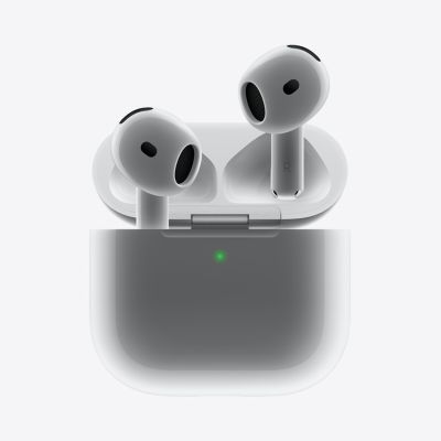 БеспроводныенаушникиAppleAirPods4безшумоподавления,Type-C,белые(MXP63)