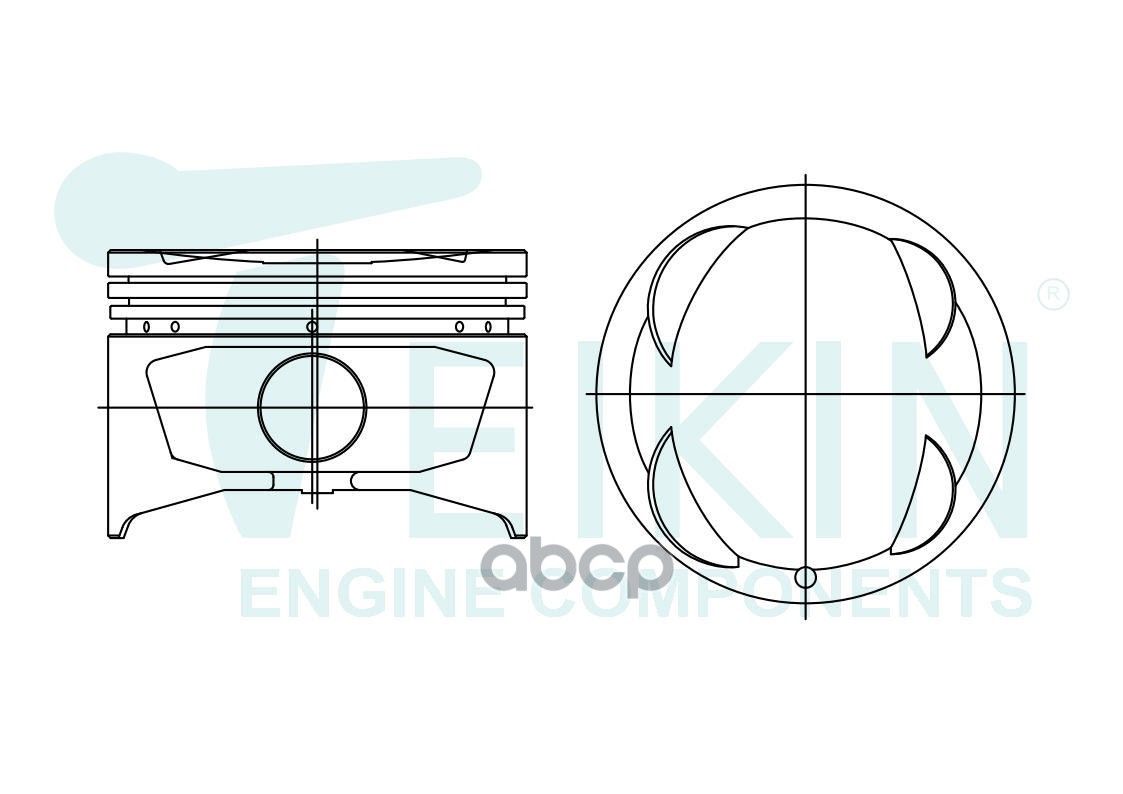 Поршень Двигателя TEIKIN арт. 46262STD