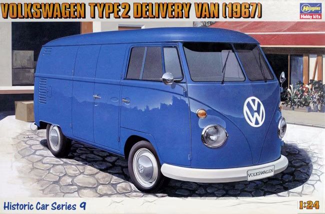 Сборная модель автомобиля VW DELIVERY VAN 1967 (1/24) 21209 Hasegawa H-HC9