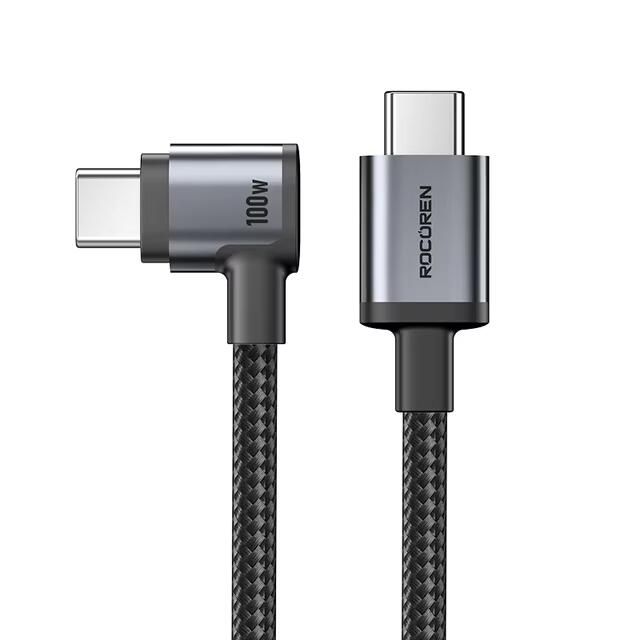 ANMONE Кабель питания USB Type-C/USB Type-C, 0.5 м, темно-серый