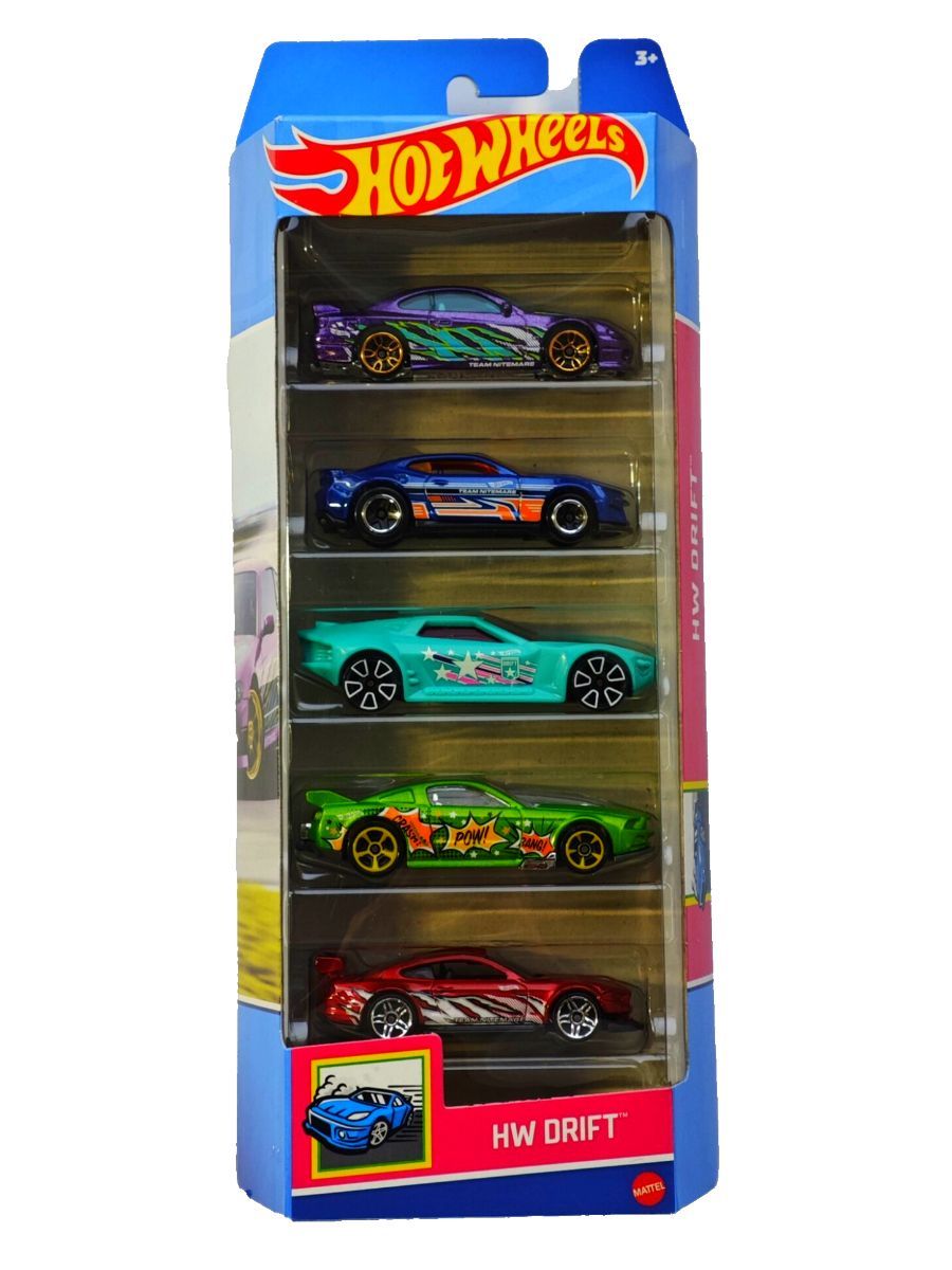 Подарочный набор Hot Wheels / Хот Вилс Базовые машинки 5 шт, 1806 HTV51