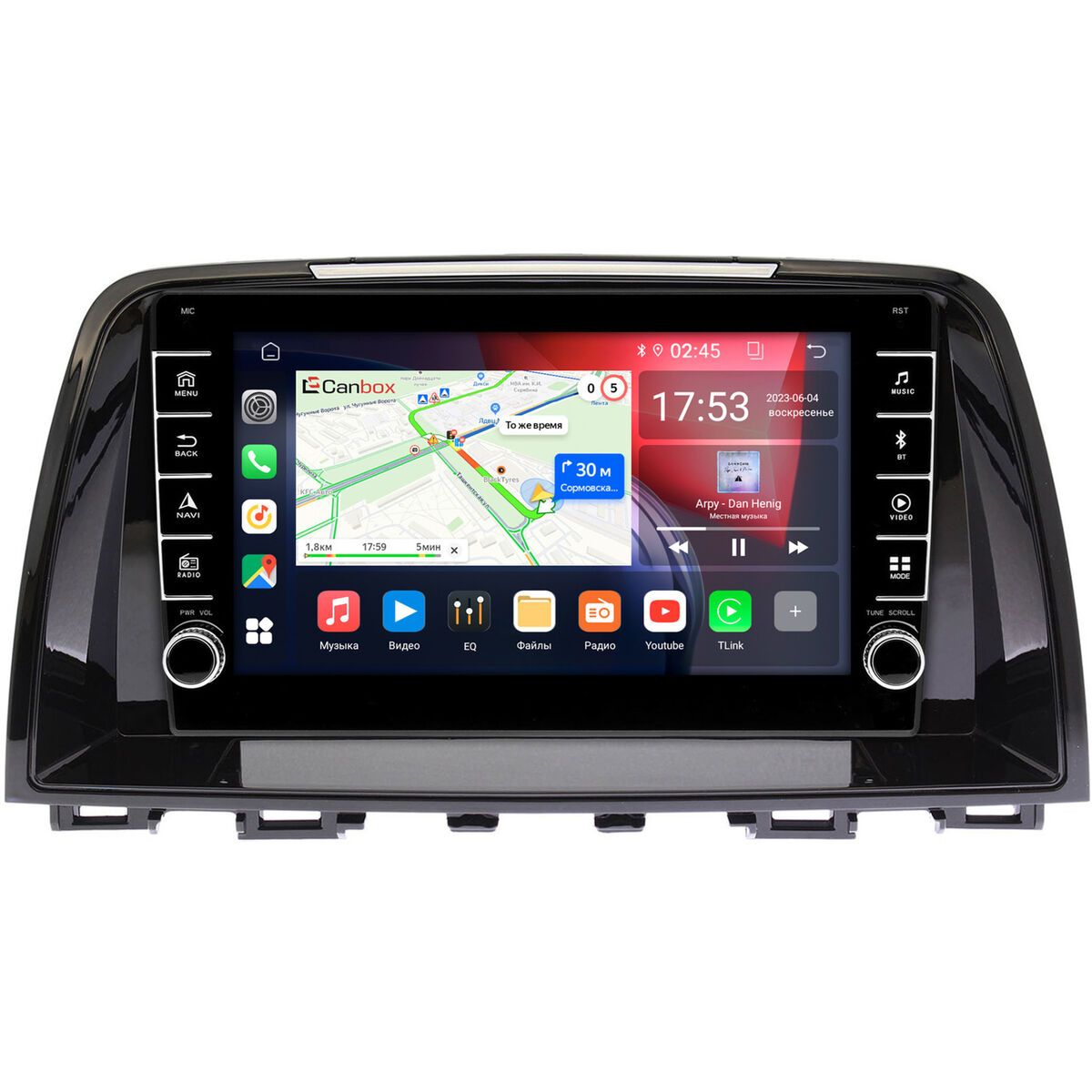 Штатная магнитола Mazda 6 (GJ) 2012-2015 Canbox BGT9-435 2/32 Android 10 (IPS DSP CarPlay)