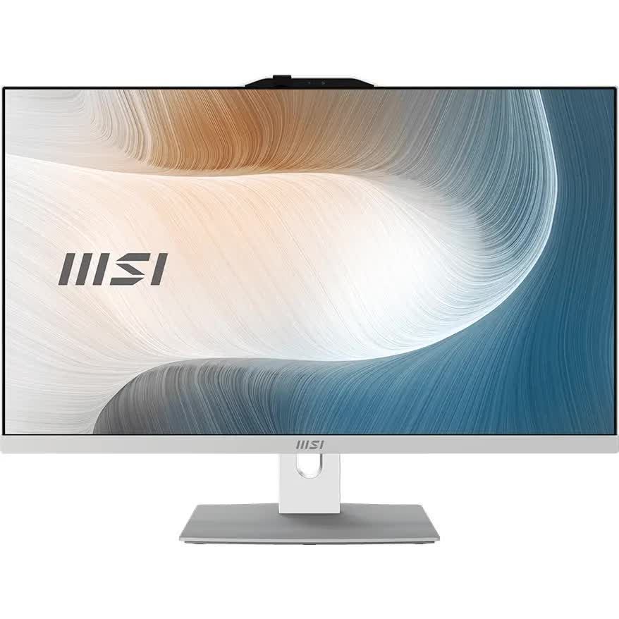 MSI 27" Моноблок Modern AM272P 1M (Intel Core 5 120U, RAM 16 ГБ, SSD 512 ГБ, Intel Graphics, Без ОС), 9S6-AF8232-889, белый, Русская раскладка