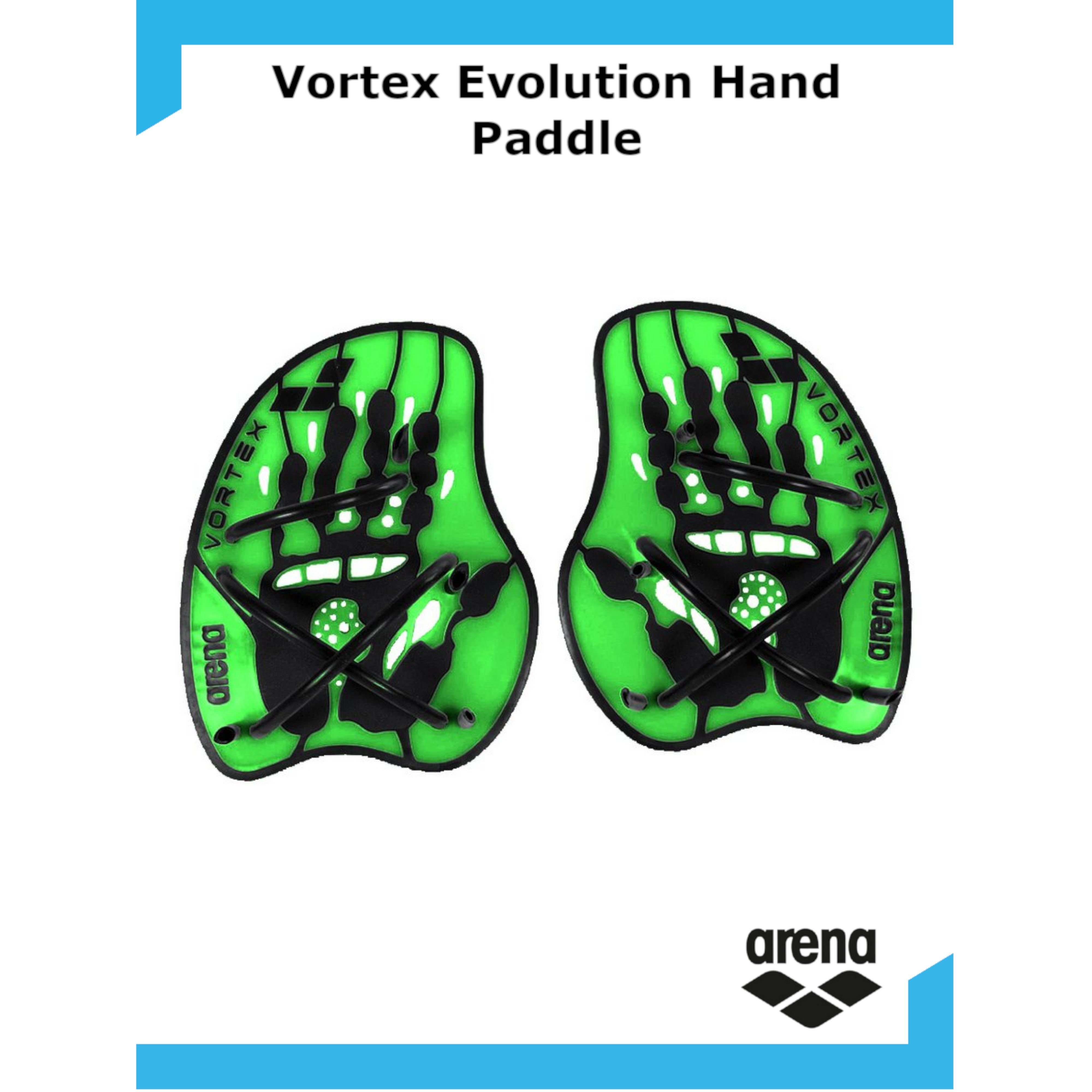 Лопатки для плавания Arena Vortex Evolution Hand Paddle 95232 ,M, зеленый