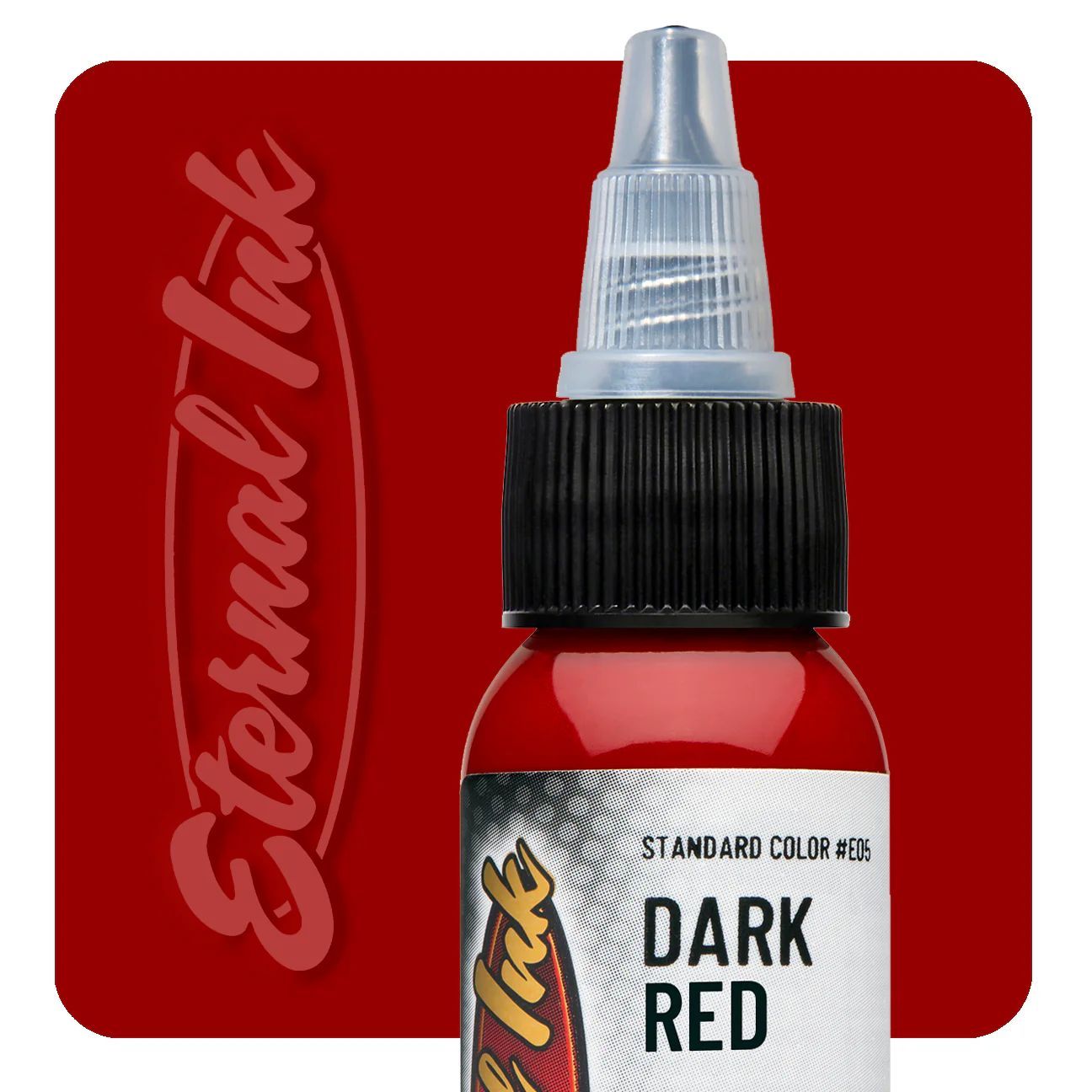 DARK RED Eternal краска пигмент для тату красный оттенок (1/2 oz / 15 мл)