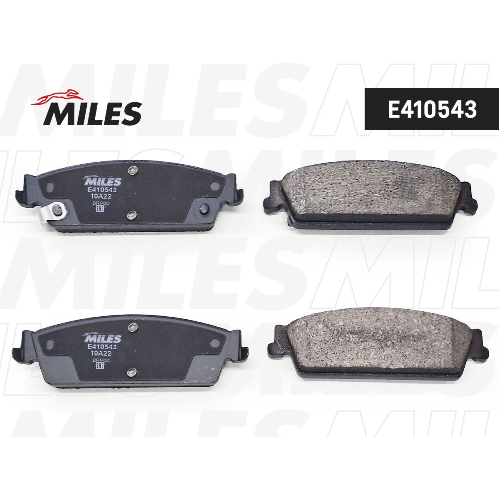 Колодки тормозные Cadillac Escalade, Chevrolet Suburban 07-12, Tahoe 07-12 задние Low-metallic Miles MILES E410543, oem 15792633