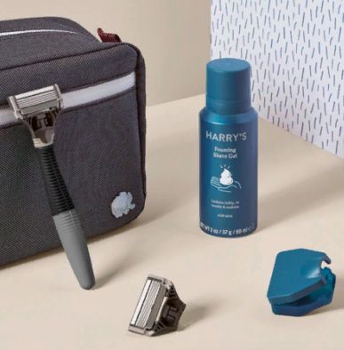 Harry's Shave Travel Kit Charcoal, Набор для бритья дорожный для мужчин