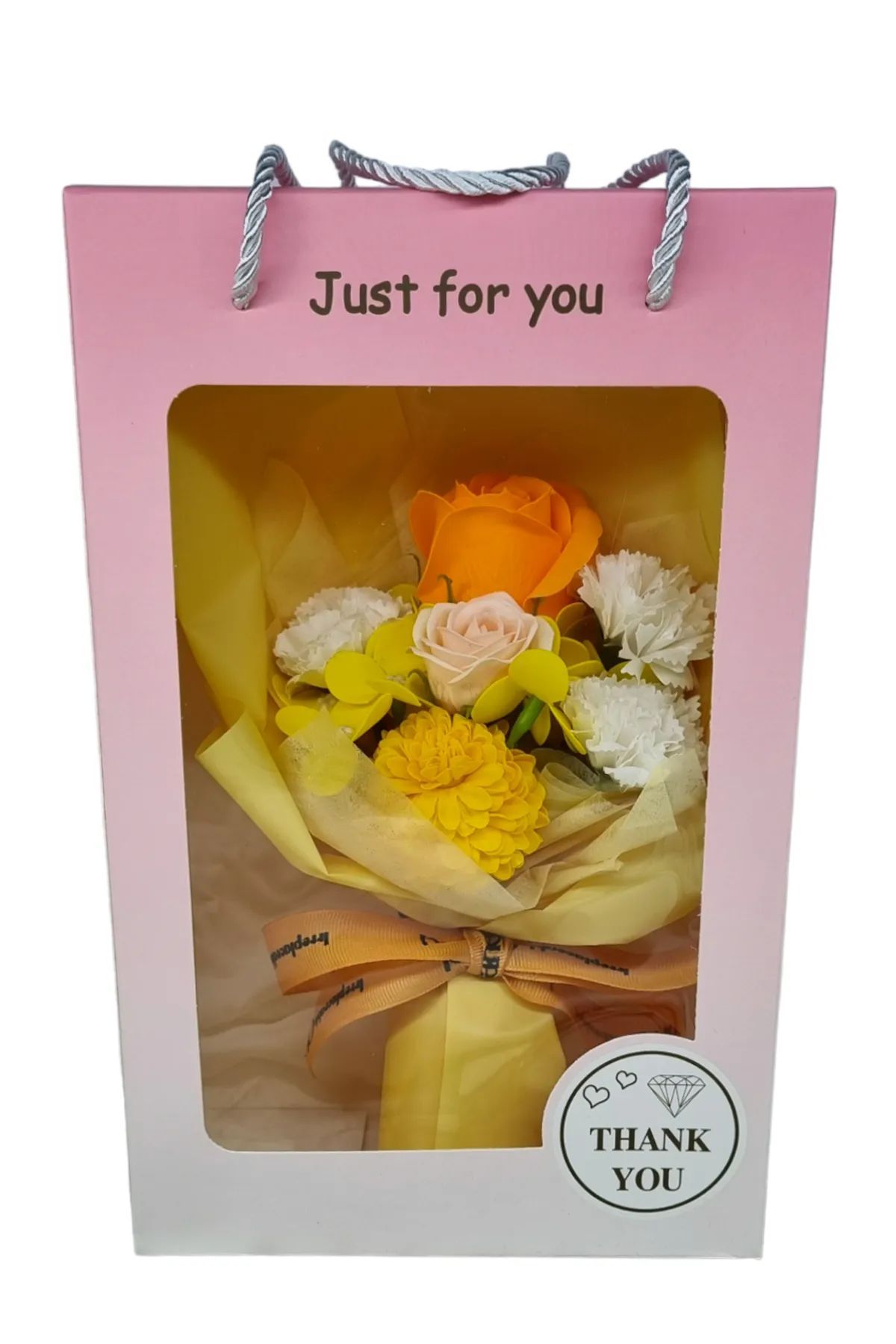 Искусственный ультра-роскошный подарок, букет из мокрых цветов, роза, мыльный цветок