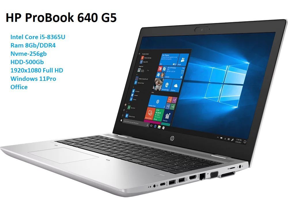 HPHPProBook640G5Ноутбук14",IntelCorei5-8365U,RAM8ГБ,SSD756ГБ,IntelUHDGraphics620,WindowsPro,серебристый,Английскаяраскладка