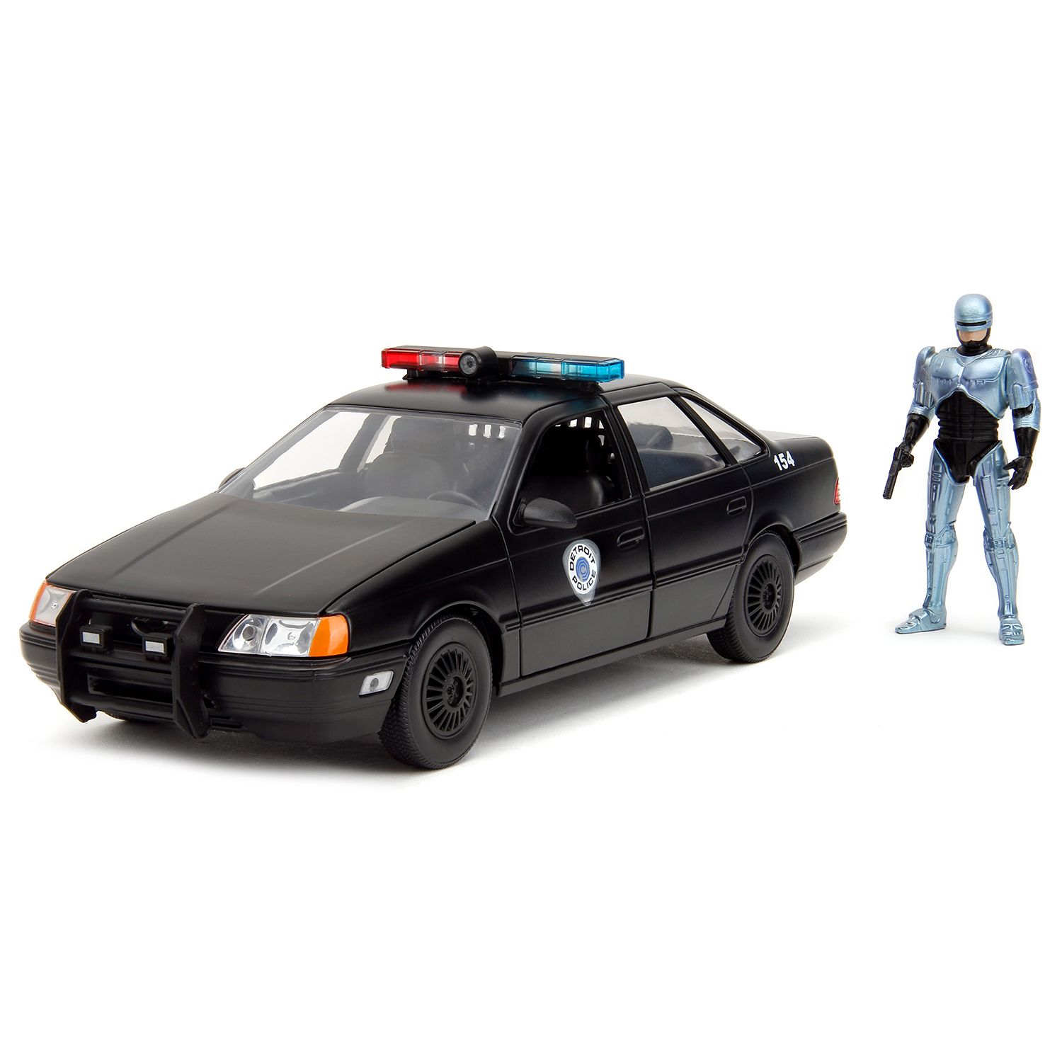 МодельМашинкиcФигуркойHollywoodRides1:241986FordTauruswithRobocopfigure33743