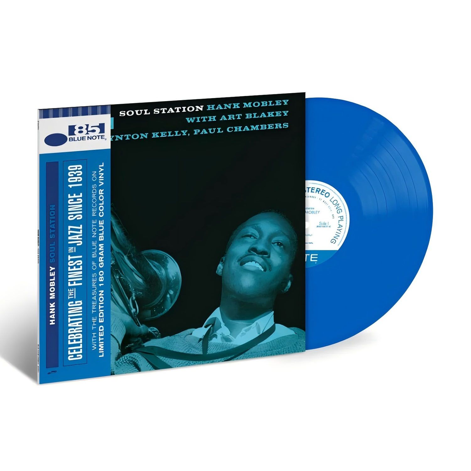 Виниловая пластинка Hank Mobley - Soul Station Vinyl, LP, Album, Limited Edition, Reissue, Stereo, Blue