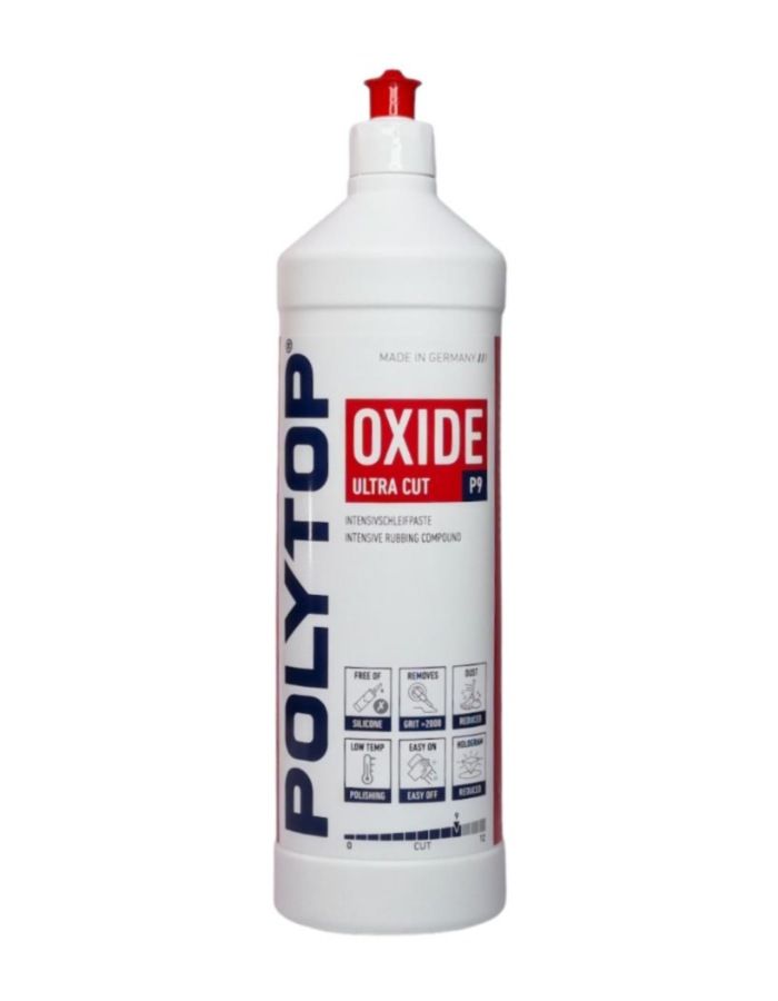 POLYTOP Oxide Ultra Cut P9 - Одношаговая полировальная паста (P2000), 1л