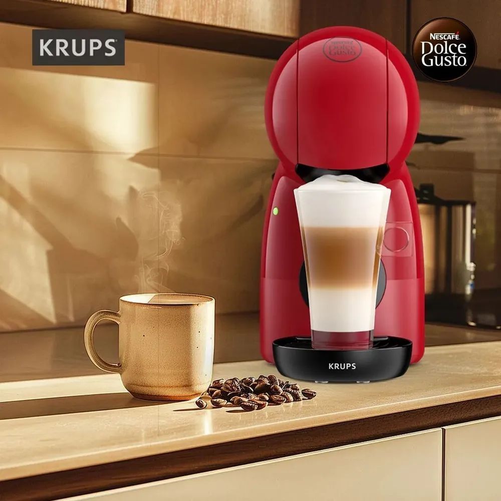 Nescafe Dolce Gusto Капсульная кофемашина Piccolo XS, красный