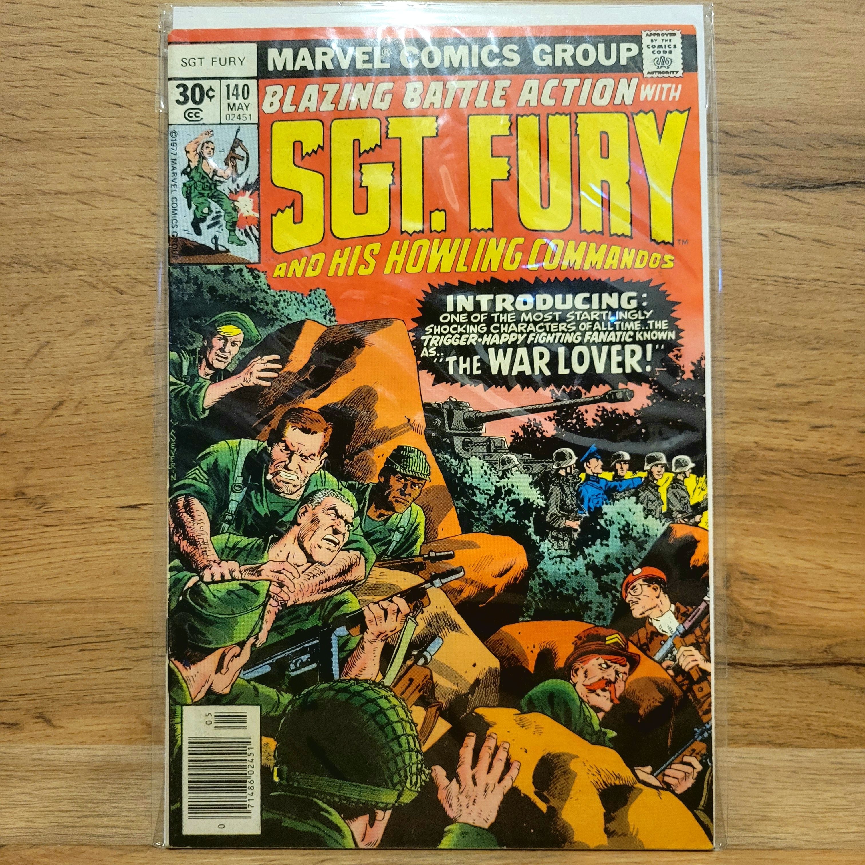 Раритетный Комикс SGT Fury #140. 1977 Год. | Lee