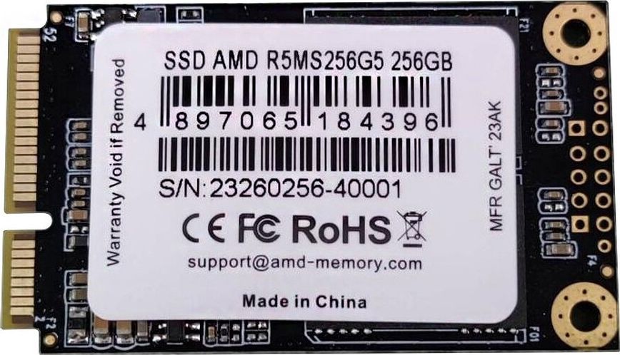 AMD 256 ГБ Внутренний SSD-диск R5 mSATA (R5MS256G5)