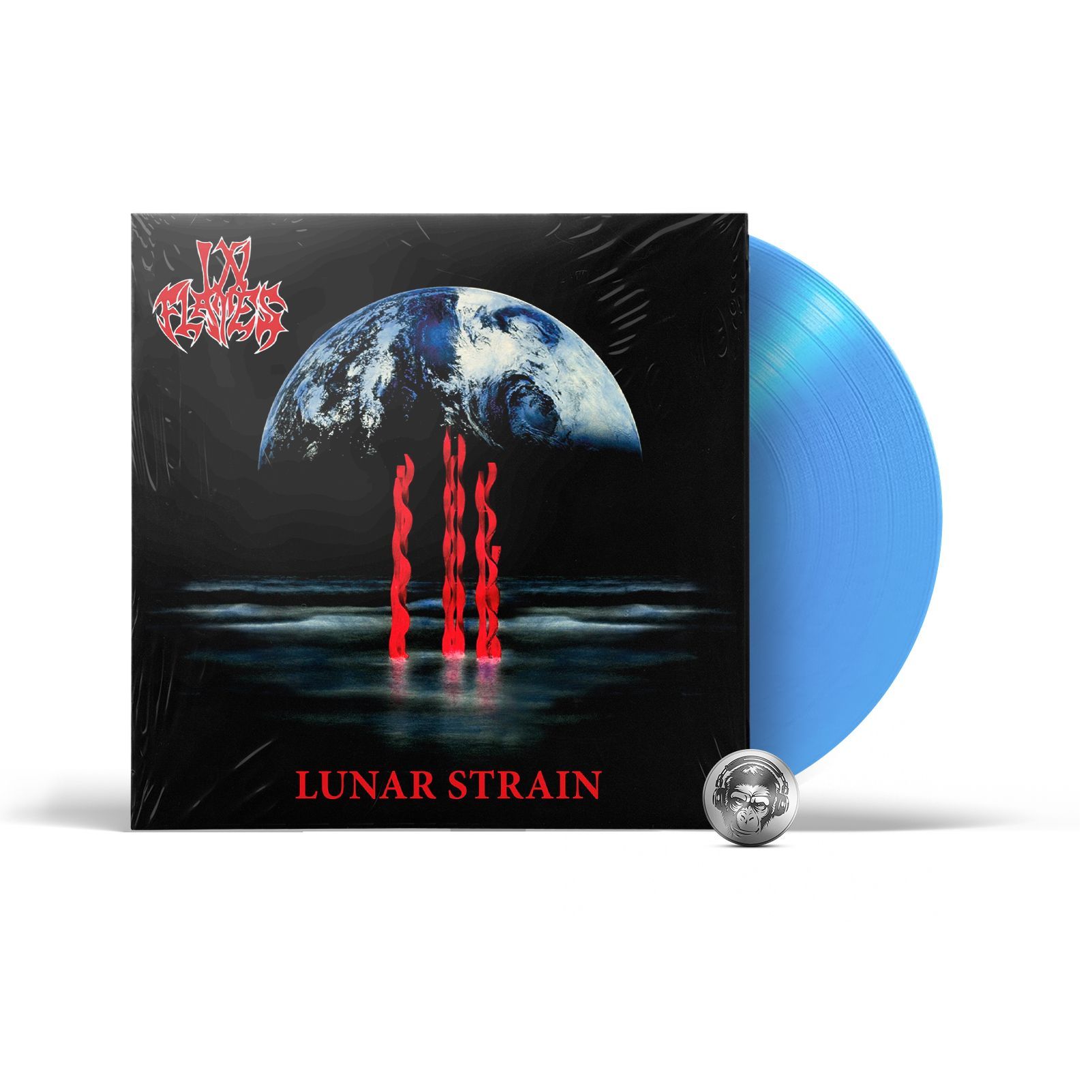 Виниловая пластинка In Flames - Lunar Strain (coloured) (1LP) 2024 Nuclear Blast Transparent Blue