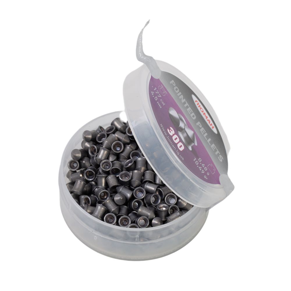 Пуля пневм. Pointed pellets, 0,68 г. 4,5 мм. (300 шт.), 00148280