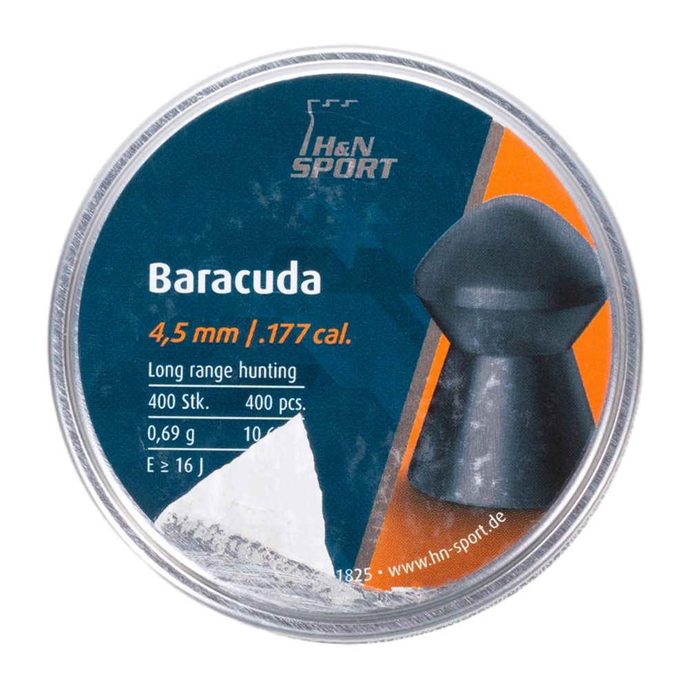 Пуля пневм. H&N Barracuda, 4,5 мм., 10,65 гран (400 шт.), 00000429