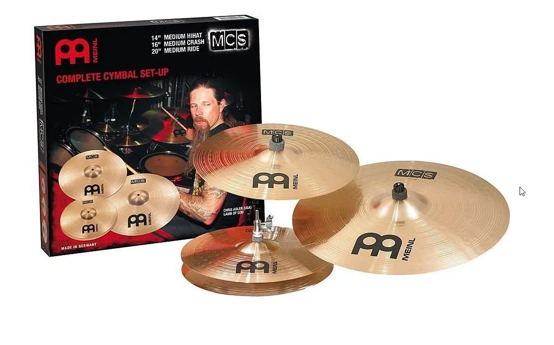 Meinl MCS набор ударных тарелок (Hi-hat 14', Crash 16', Ride 20')