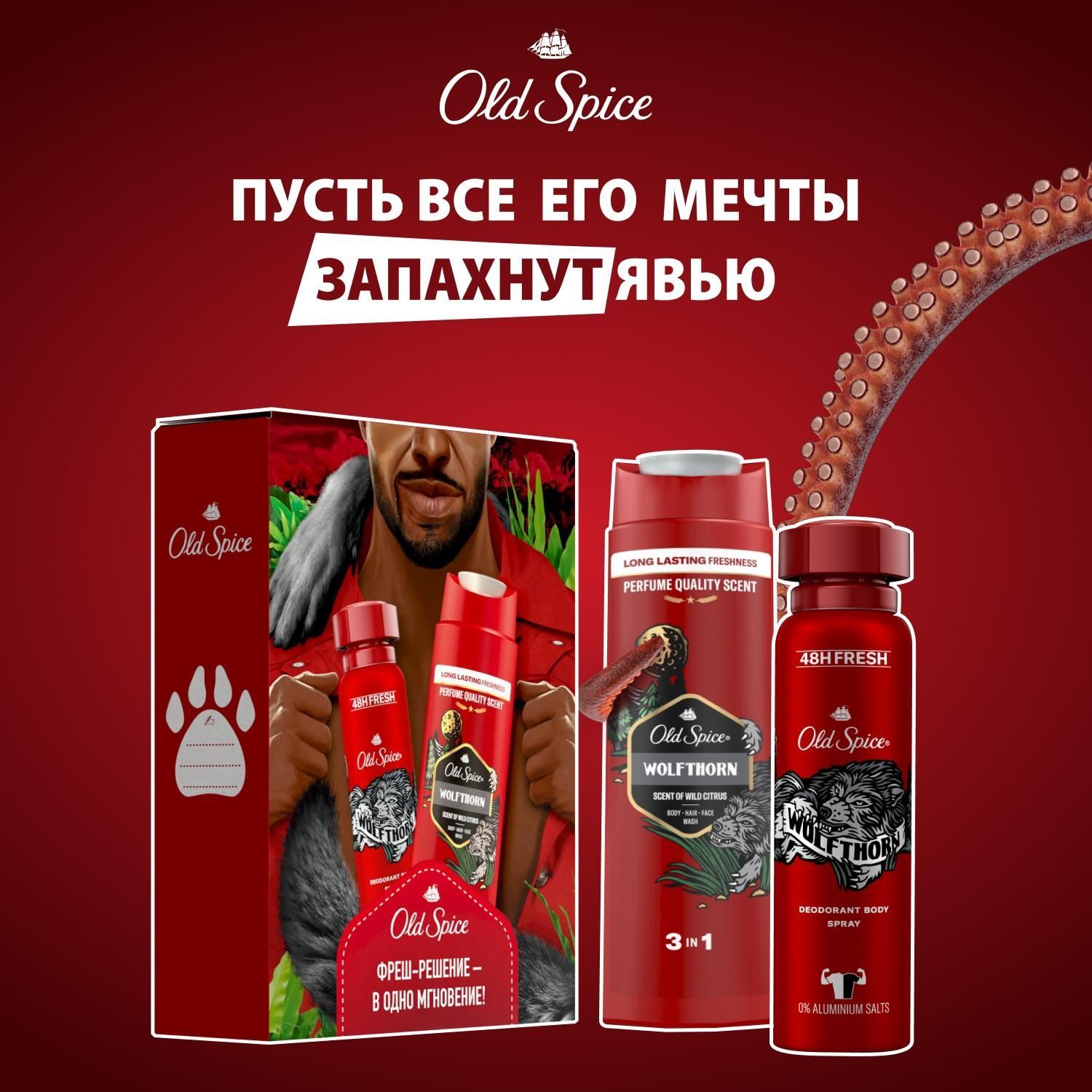 Old Spice Набор средств для гигиены 250 мл