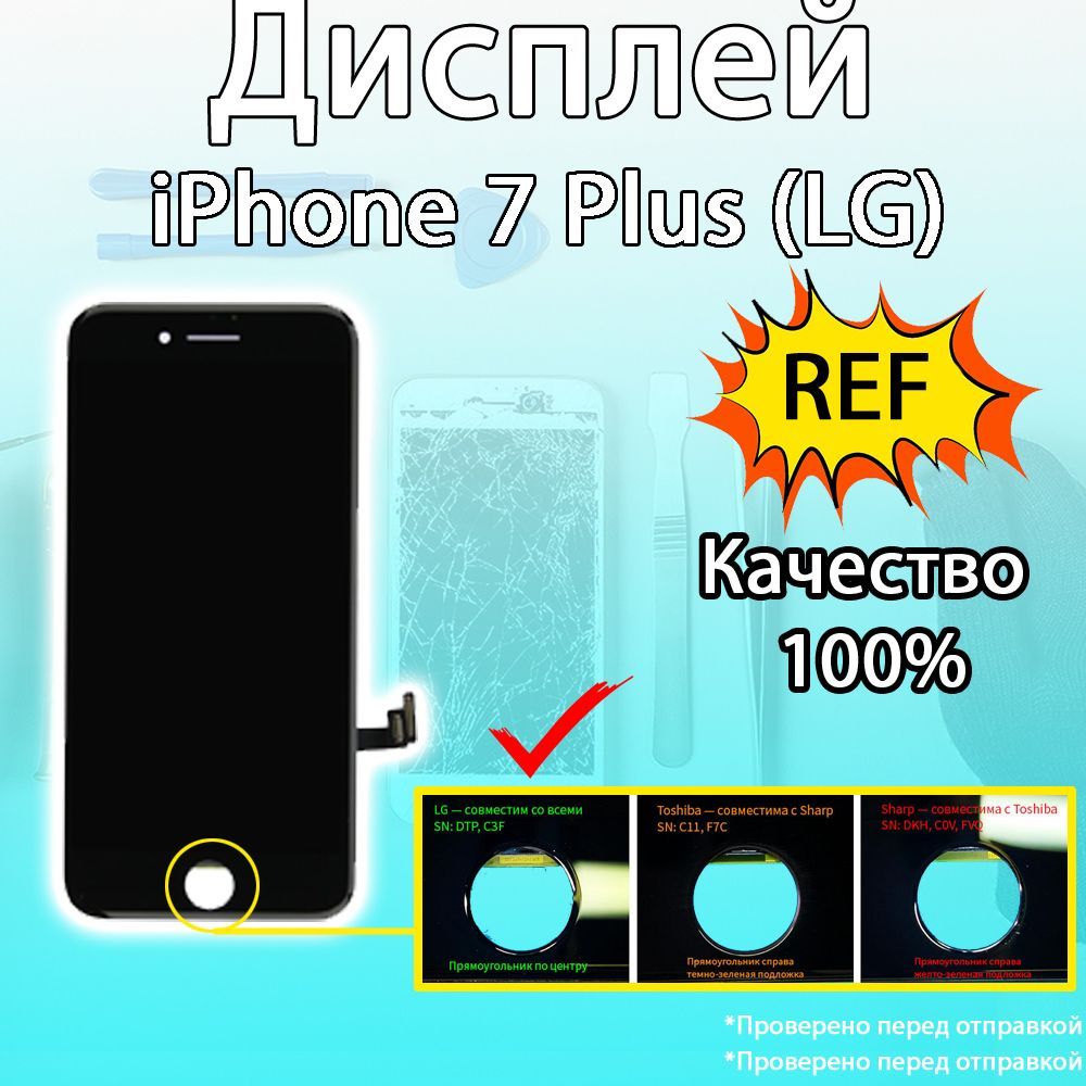 ОригинальныйДисплейдляiPhone7Plus(LG)100%