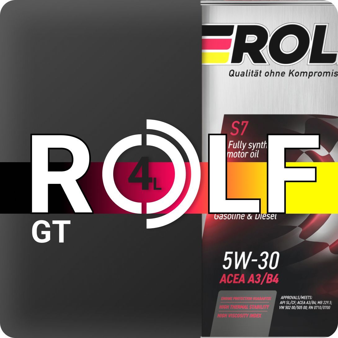 ROLFrolfgt5W-30Масломоторное,Синтетическое,4л