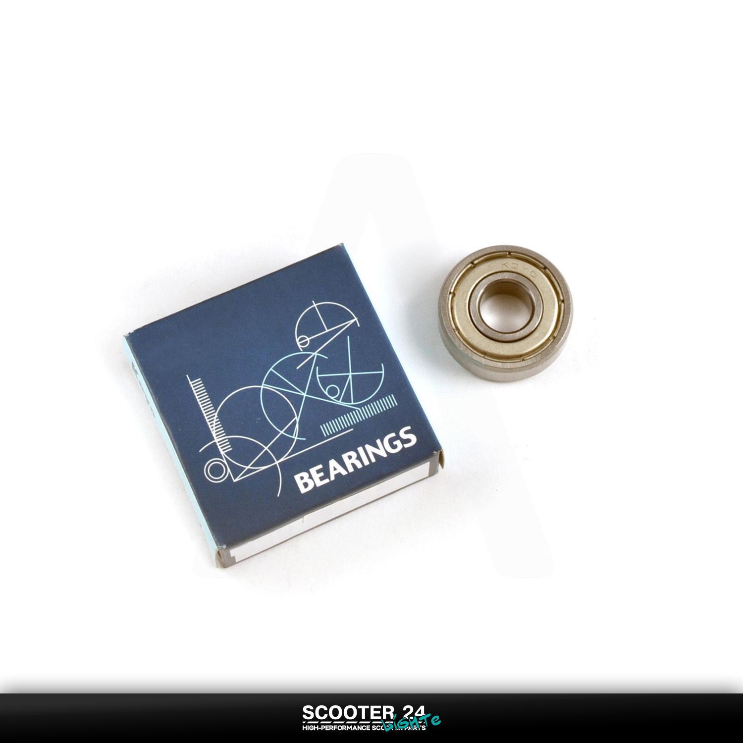 Подшипник заднего колеса 6301 - ZZ 12*37*12 (Delta / ред-р 4T CH250) (Япония) на диск мопеда Дельта и редуктора мотоцикла 250 "KOY"