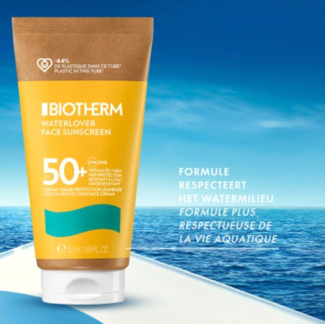 Солнцезащитный крем молочко для лица Биотерм WATERLOVER SPF 50+, 50 мл. Франция  #1