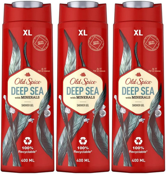Шампунь ОЛД СПАЙС 2в1 deep sea, 400 мл х 3 шт. купить на OZON по низкой ...