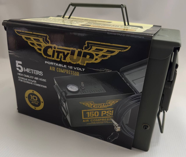 Компрессор автомобильный CityUP TORNADO AC-595, MAJOR насос для ...