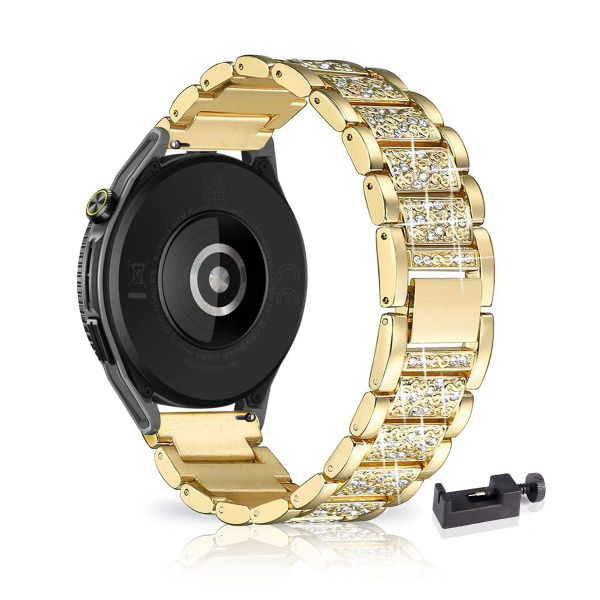 Металлический ремешок со стразами для Huawei Watch GT 3/GT2/GT 46mm ...