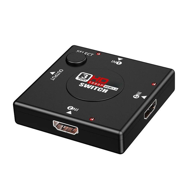 3-портовый HDMI сумматор/переключатель 5-870 - купить с доставкой по ...