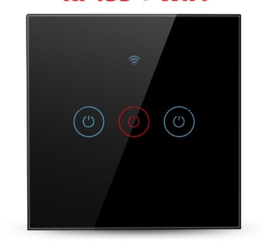 Умный WIFI выключатель ТEOK SH-LS03B-WIFI. Работает с АЛИСОЙ. Без НУЛЯ ...