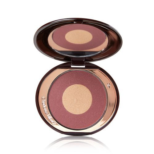 Charlotte Tilbury Двухцветные пудровые румяна CHEEK TO CHIC (Walk Of No ...