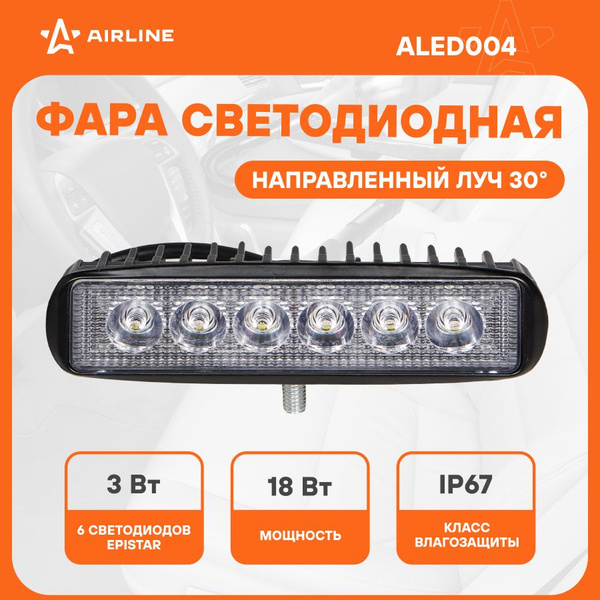 Ходовые огни (0 5Вт*18LED) (AIRLINE)