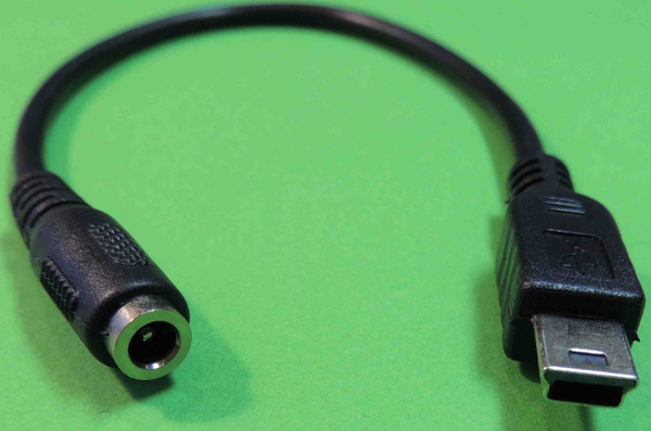 Кабель Питания D 3,5х1,3 гнездо - USB-микро штекер шнур 0,2м ...