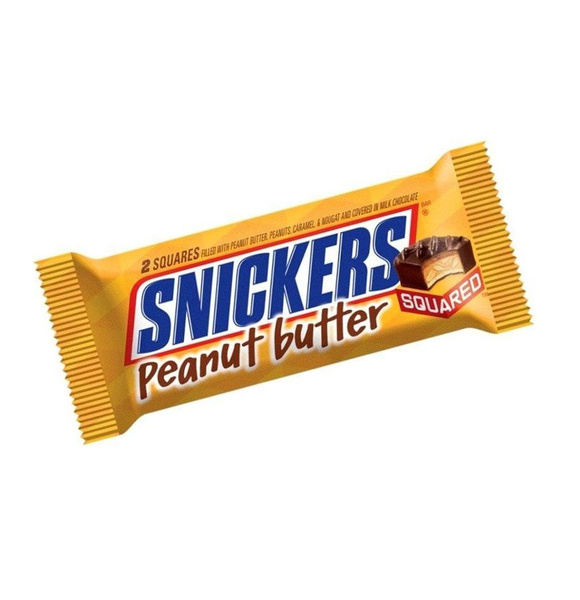 Батончик Snickers Peanut Butter, 101 гр - купить с доставкой по ...