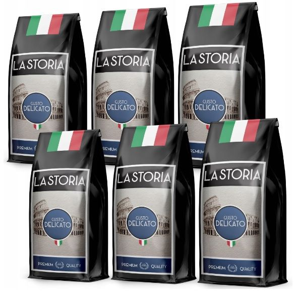 Кофе в зернах Blue Orca LA STORIA Gusto Delicato Италия 6 кг - купить с ...