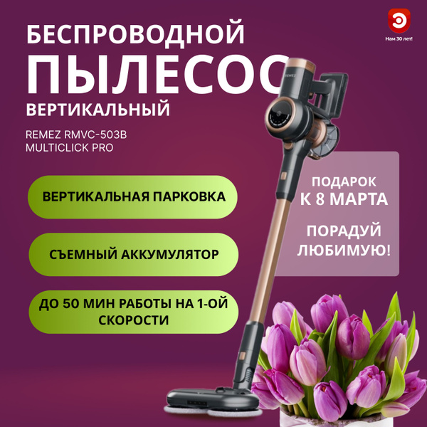 пылесос вертикальный Remez RMVC-503B MultiClick Pro купить на OZON по ...