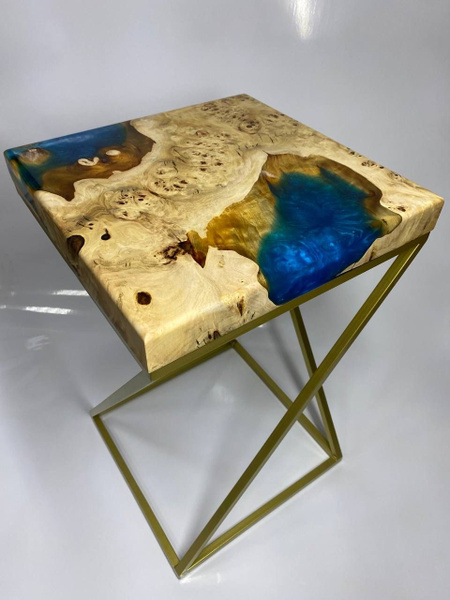 Журнальный стол Стол из эпоксидной смолы 41 x 41 x 64 см - купить по ...