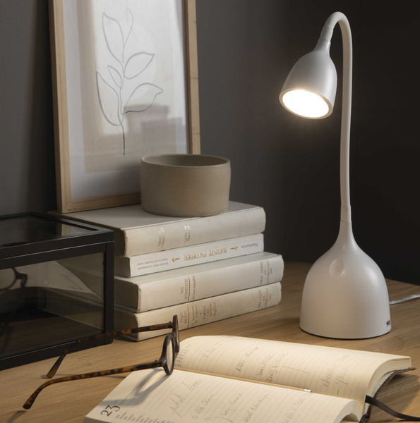 Настольная лампа Inspire Swallow LED 400ЛМ 4K белая - купить с ...