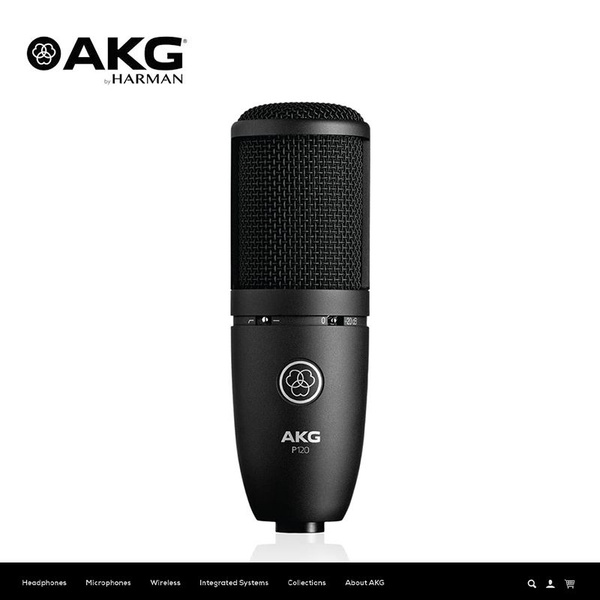 Микрофон для подкастов AKG P120 - купить по выгодной цене в интернет ...