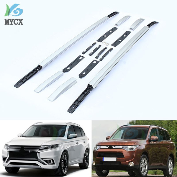 Багажник на крышу Mitsubishi Outlander 2013-2021г.в, черный купить по ...