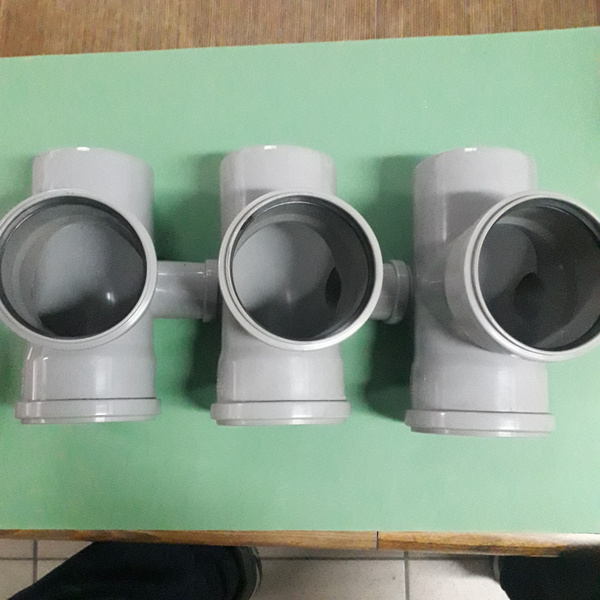 Тройник канализационный универсальный 110х110х50/87 3 штуки, 21533 ...